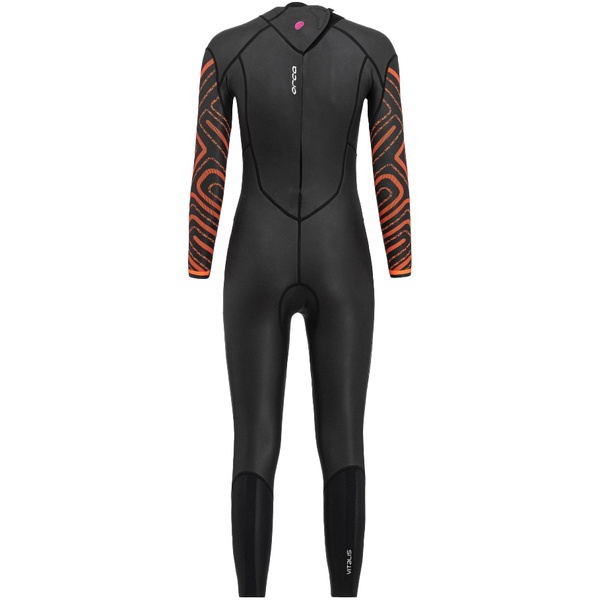 2026 Orca Womens Vitalis Breast Stroke Back Zip Open Water Swim Wetsuit NN6B4801 - Black